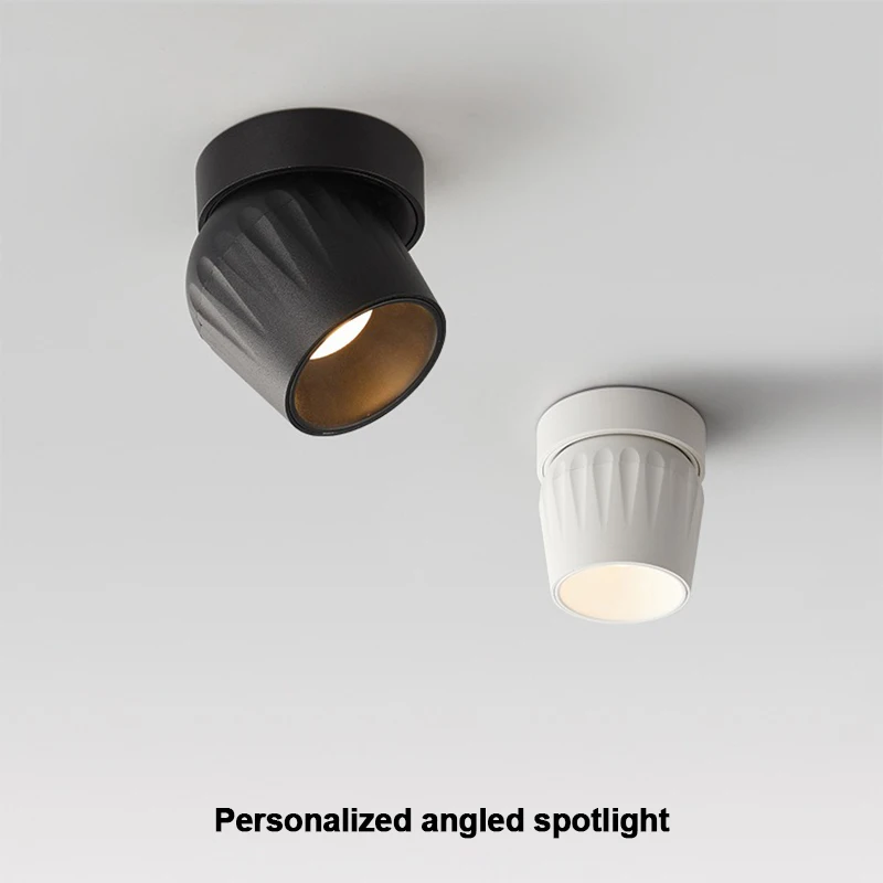 

Скандинавский светодиодный потолочный светильник, вращающийся внутренний прожектор, кухня, спальня, гостиная, балкон, прихожая, прикроватное украшение, потолочный светильник