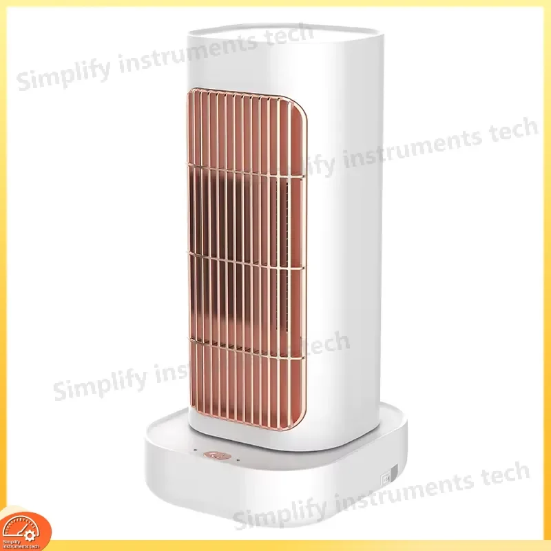 1300W Portable Space Heater Fan Forced Air Heating 2 Heat Settings Overheat Protection Fast Warmth for Home Office