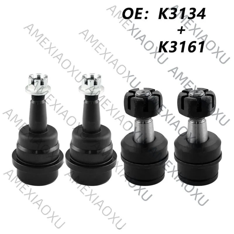 

2PCS K3134+2PCS K3161 Front Upper & Lower Ball Joints for Jeep Grand Cherokee Wrangler WAGONEER COMANCHE TJ