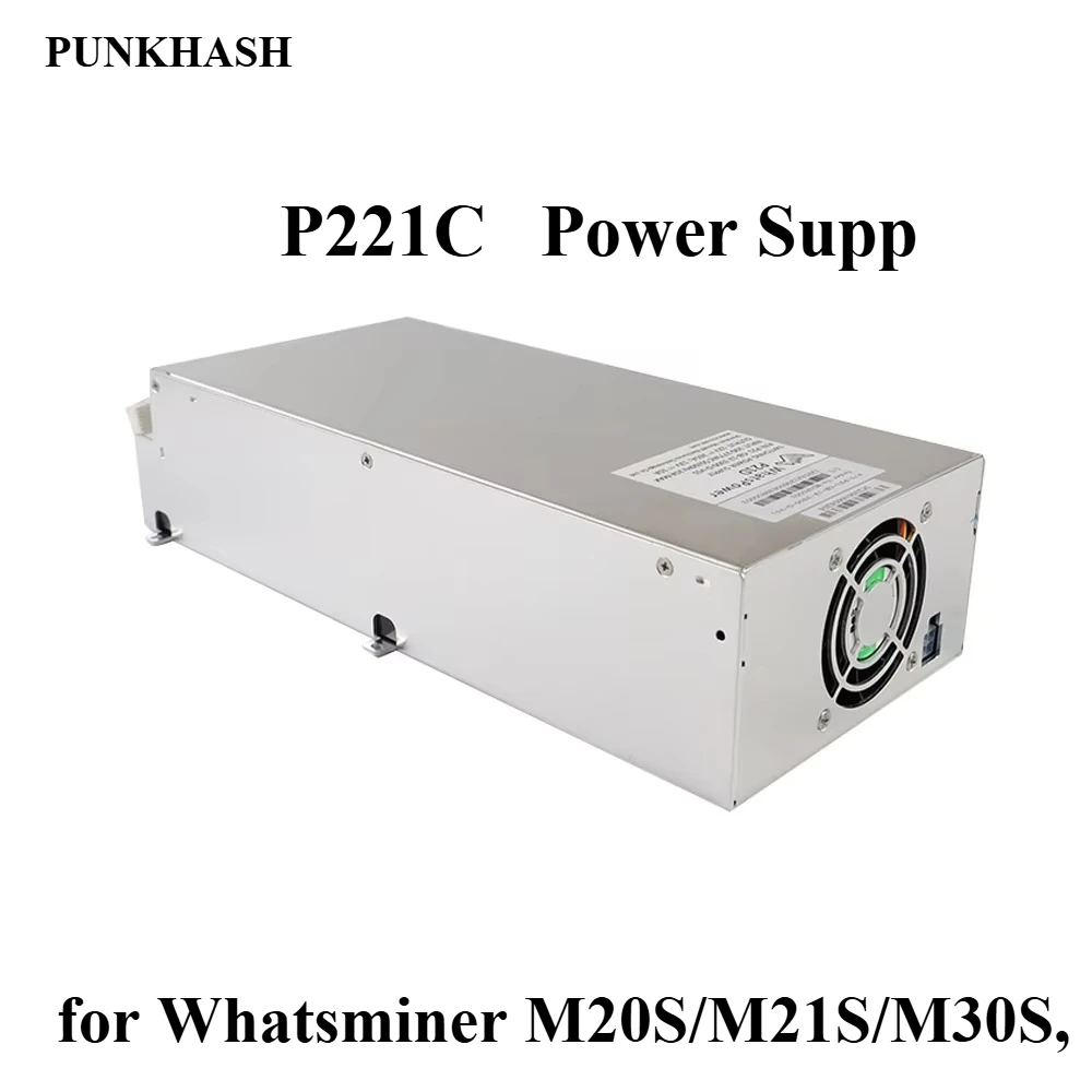 

Оригинальный блок питания для майнинга P221C 3300 Вт для WhatsMiner M20S/M21S/M30S, высокоэффективный стабильный блок питания с разъемами PCIe