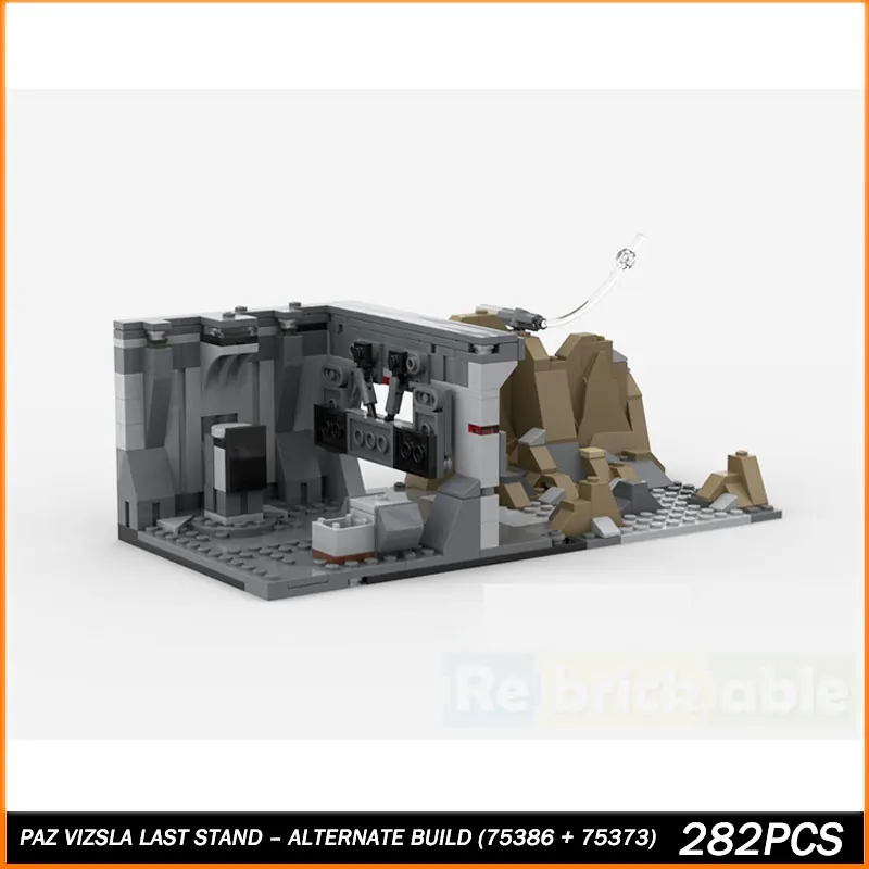 

Строительный блок MOC, серия «Космические войны», брошенный дом, образование, творчество, головоломка, игрушки, кирпичи, Juguetes, рождественские подарки, Juguetes, 282 шт.