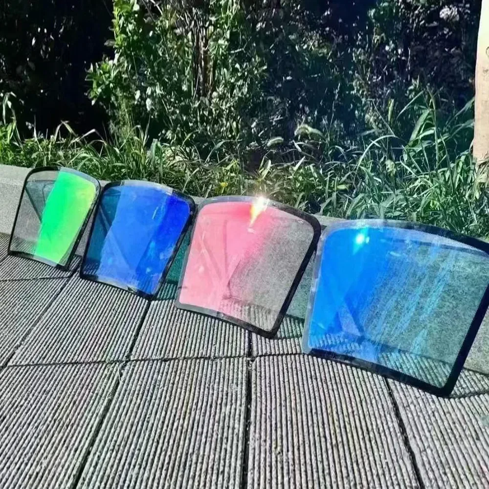 

VLT 60 ~ 80% 1 м X 6 м фиолетовый/зеленый/синий/красный хамелеон тонировка пленка для переднего окна автомобиля лобовое стекло солнечная цветная пленка-хамелеон