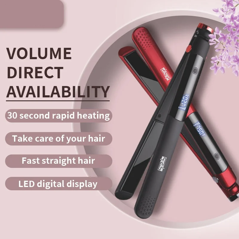 

This Hair Straightener Has 6 Temperature Settings And Can Be Used To Curl, Straighten, Or Create Voluminous Bangs.