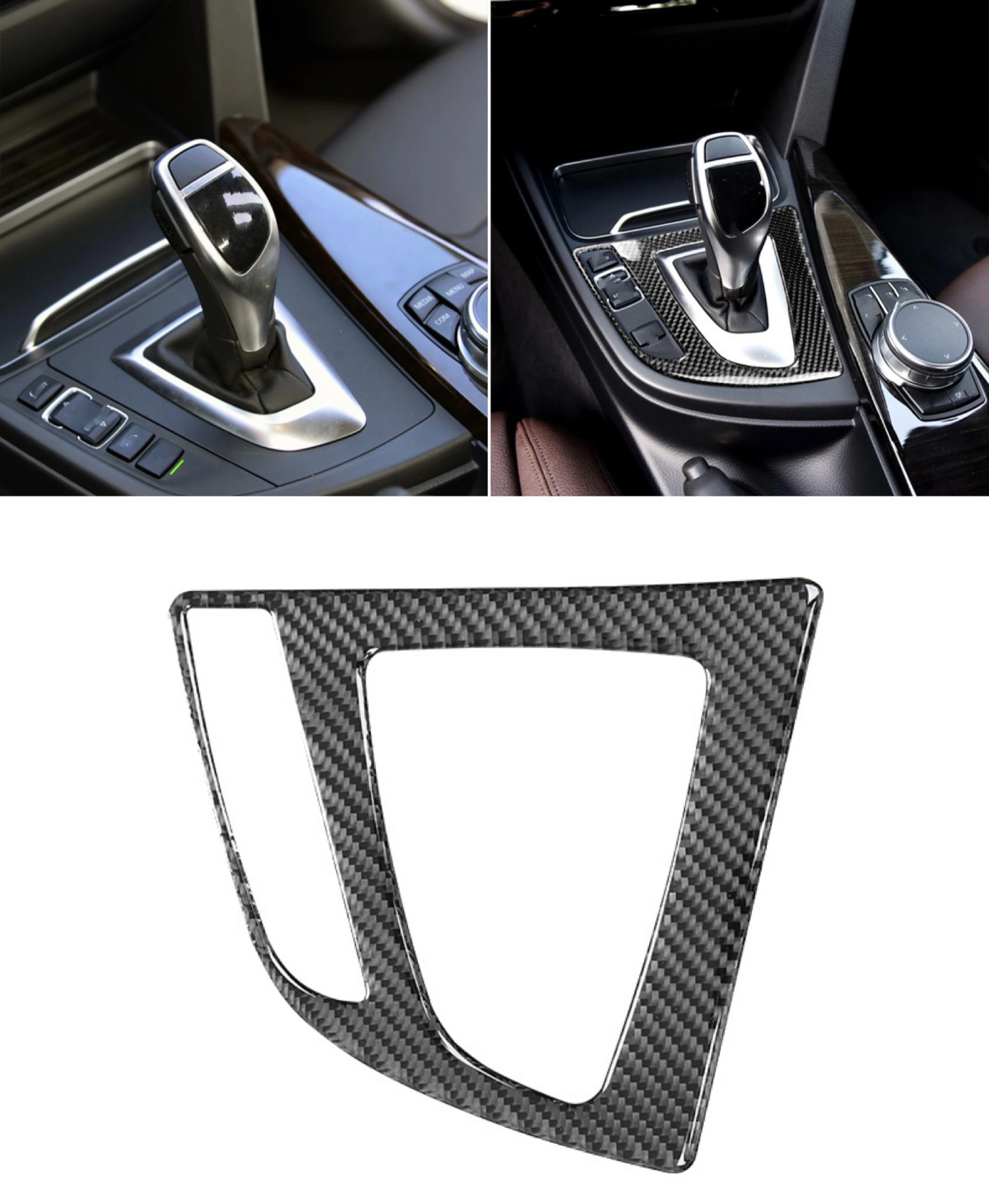 

Interior Gear Shift Panel Cover Decal Trim For BMW 3 4 Series F32 F30 F31 F33 F36 3GT F34 2014 2015 2016 2017