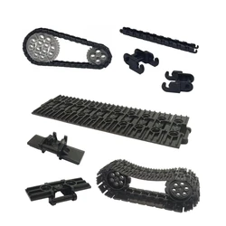 DIY Building Block Toy Loose Assembly Parts for Tanks Excavators Conveyor Tracks Chains Tracks Gears – A Great Gift for Boys