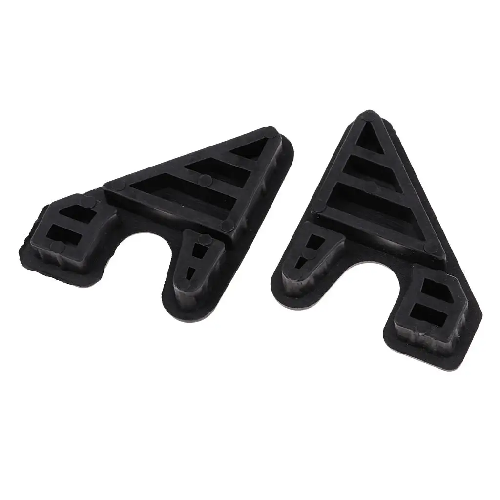 2Pcs Kayak Bottom End Caps for Canoe Fishing Inflatable Boat Rubber Dinghy