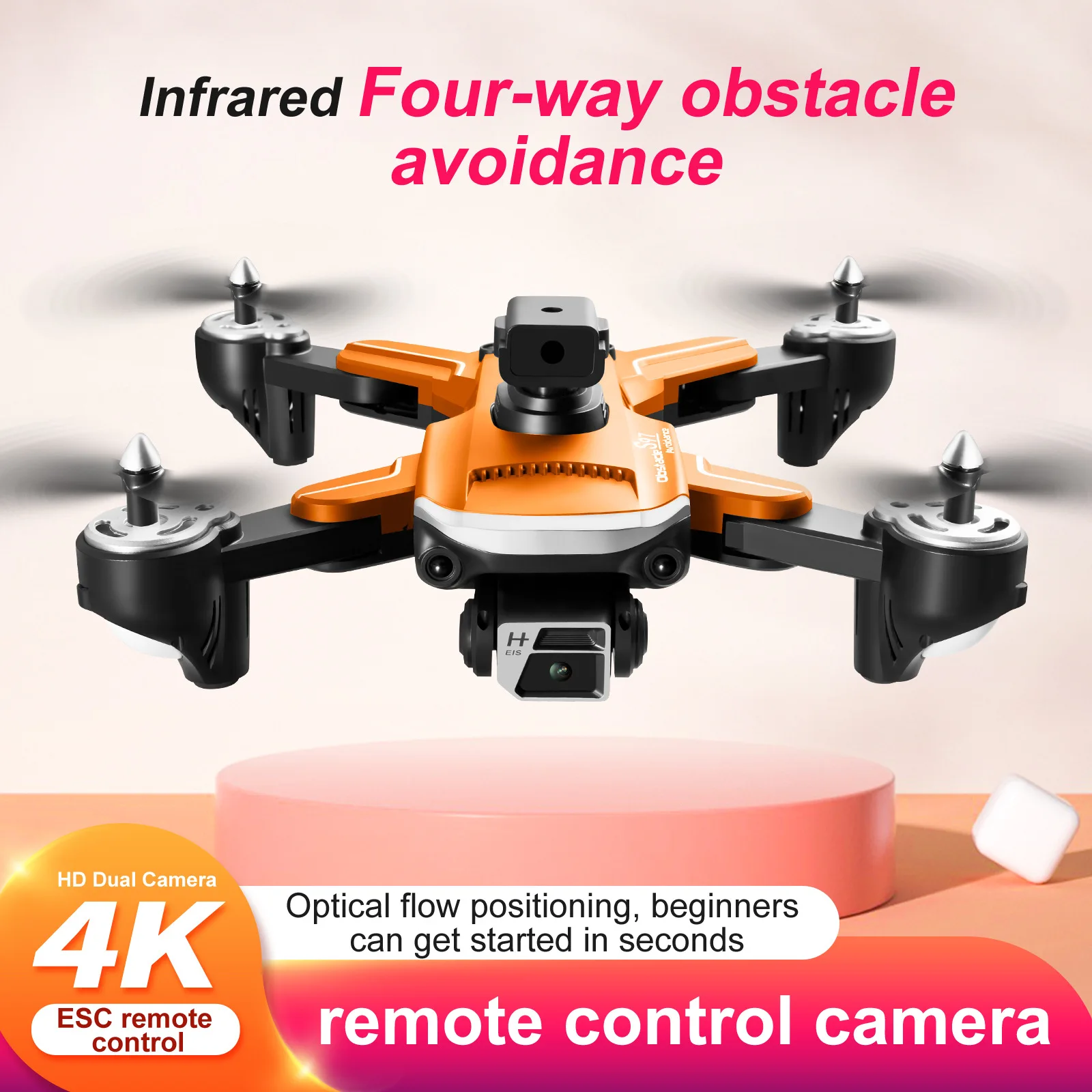 S97 Drone 4K Professional High-Definition Aerial Photography Dual-Camera Omnidirectional Obstacle Avoidance Quadrotor Drone Gps