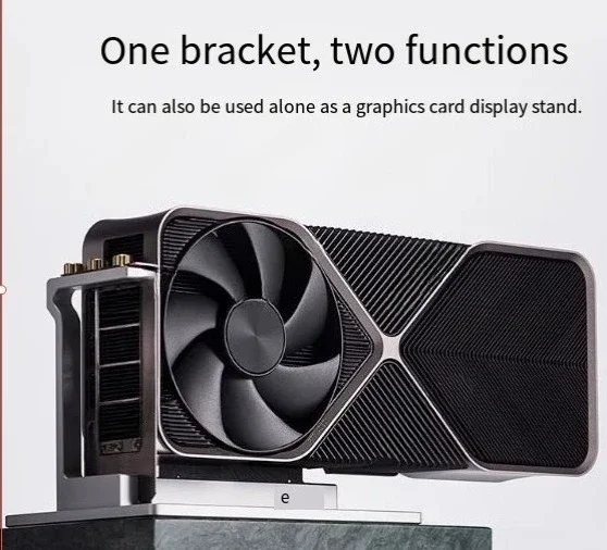 

2026NEW Vertical 90 degree mounting bracket for graphics card, PCIE4.0 extended line full speed vertical mounting bracket kit