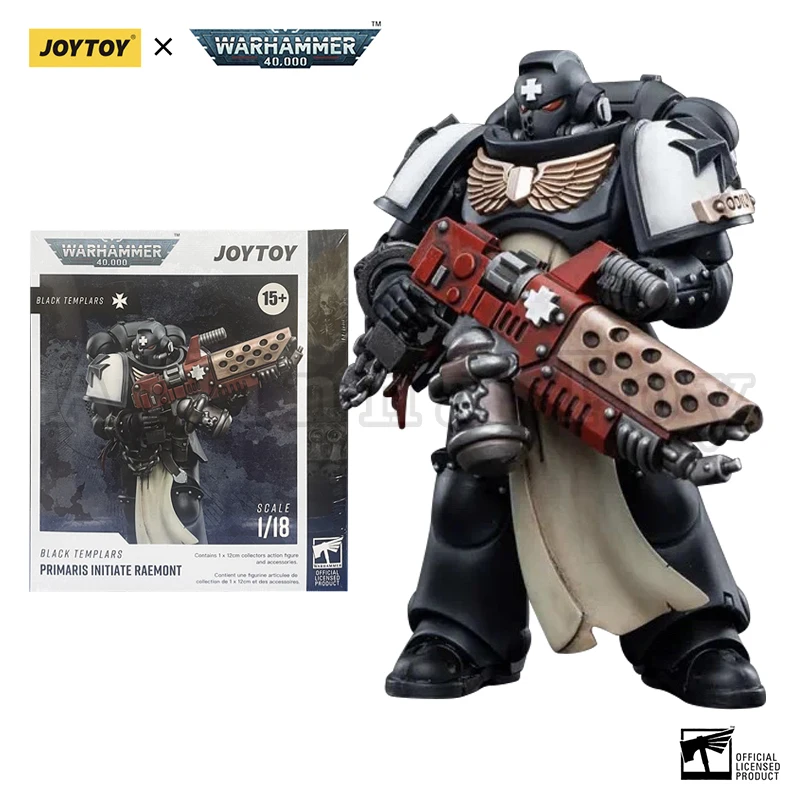 Joytoy 1/18 Action figur 40k schwarze Templer Primaris initiieren Bruder Raemont Anime Militär modell