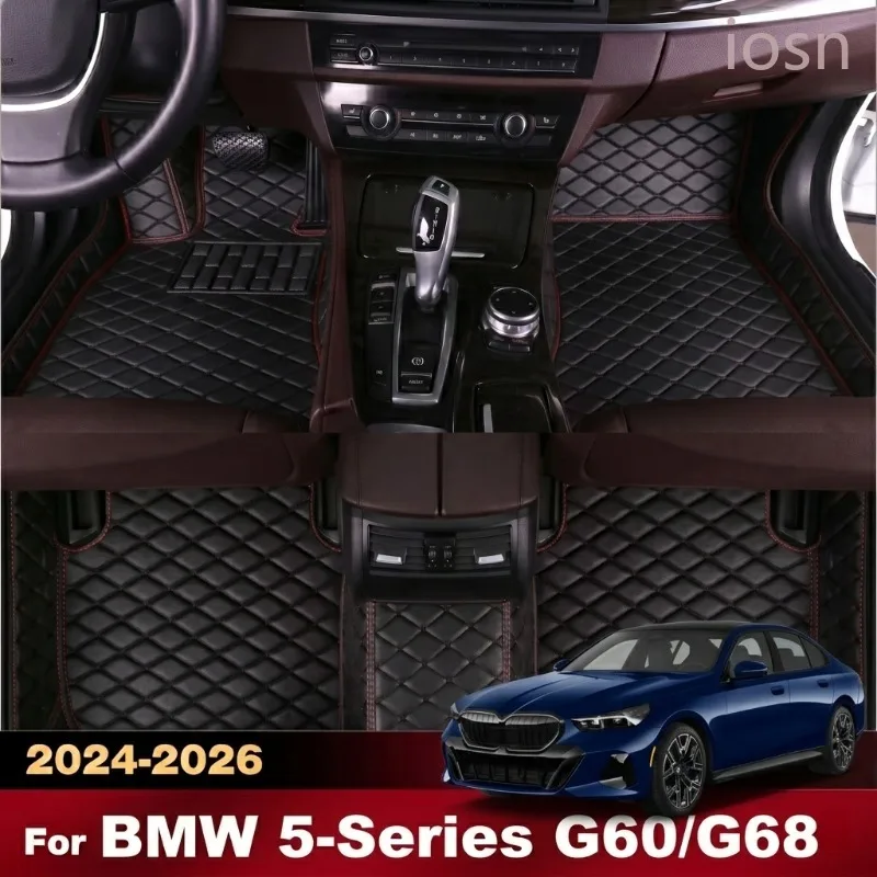 

Custom 3D Car Floor Mats for BMW 5-Series G60 G68 2024-2026 All Weather Waterproof Full Coverage Auto Interior Accessories Rugs