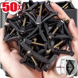 1/50pcs Wall Sockets Box Repair Tool Cassette Repairer Screw Plug Switch Sockets Boxes Replacement Fixed Wall Repair Support Rod