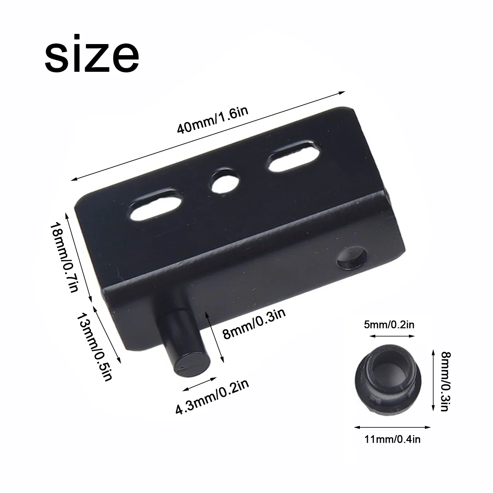 Pivot Hinge Hinge Set With Screws For Wooden Doors Multifunctional Plastic Covers Right Angle Pivot High Quality