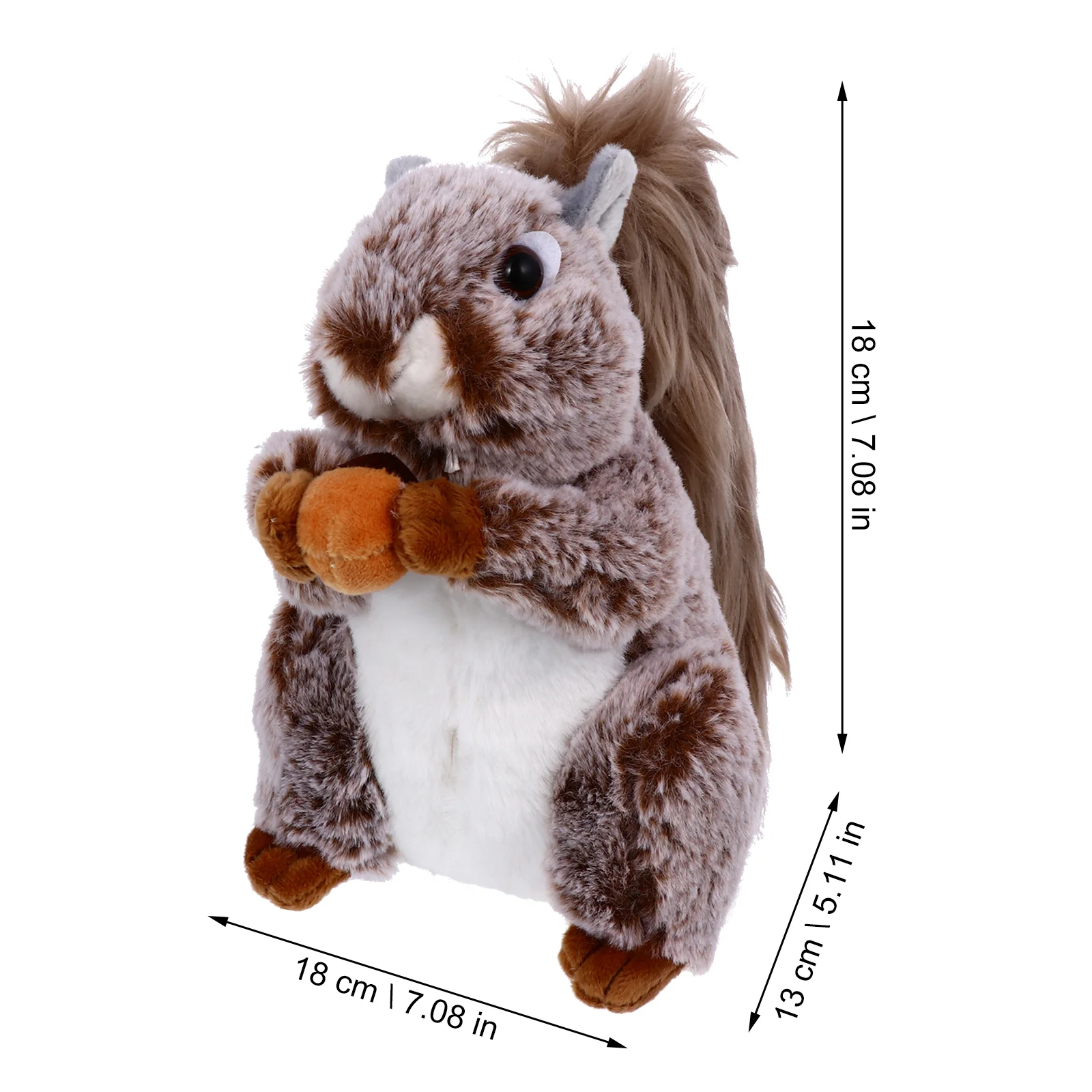 Esquilo brinquedo de pelúcia menina brinquedos urso de pelúcia animal mini pp algodão criança dos desenhos animados