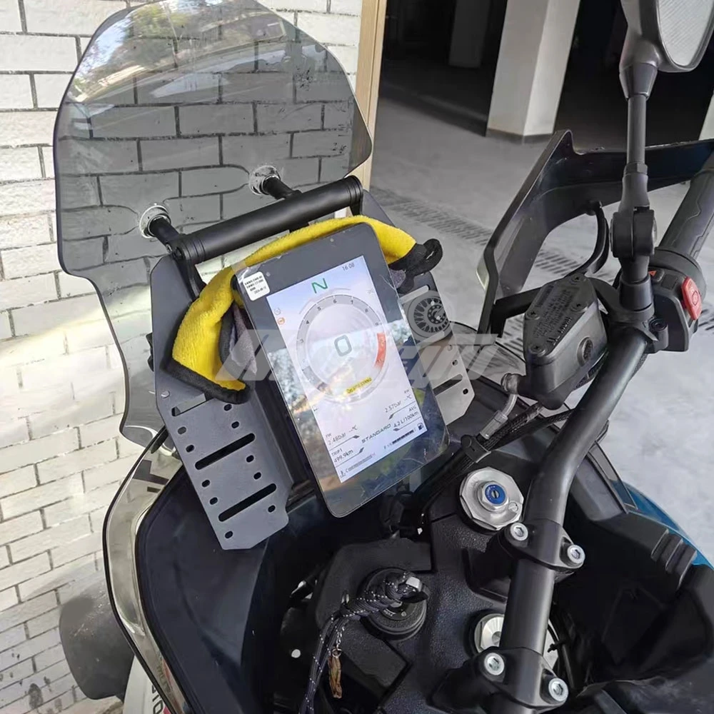 Motorcycle Phone Stand Holder GPS Navigation Bracket Plate Extension Bar For Cfmoto MTX 800 MT MT-X 800MT 800MTX MT800 2021-2026