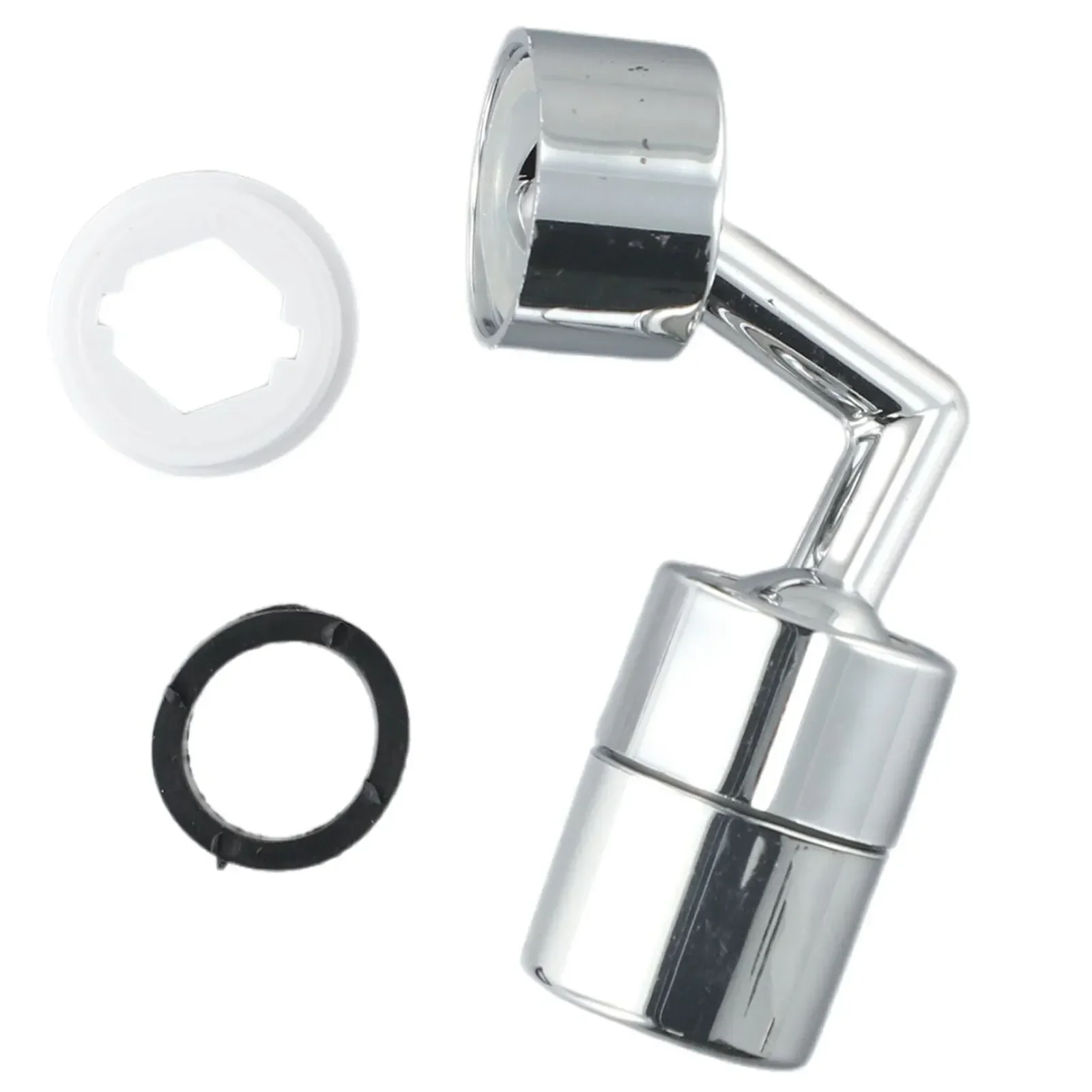 

Universal 720° Rotatable Water Bubbler Faucet Aerator Bubbler Kitchen Splash-Proof Rocker Arm Extended Bubbler 6.5cmx2.5cm