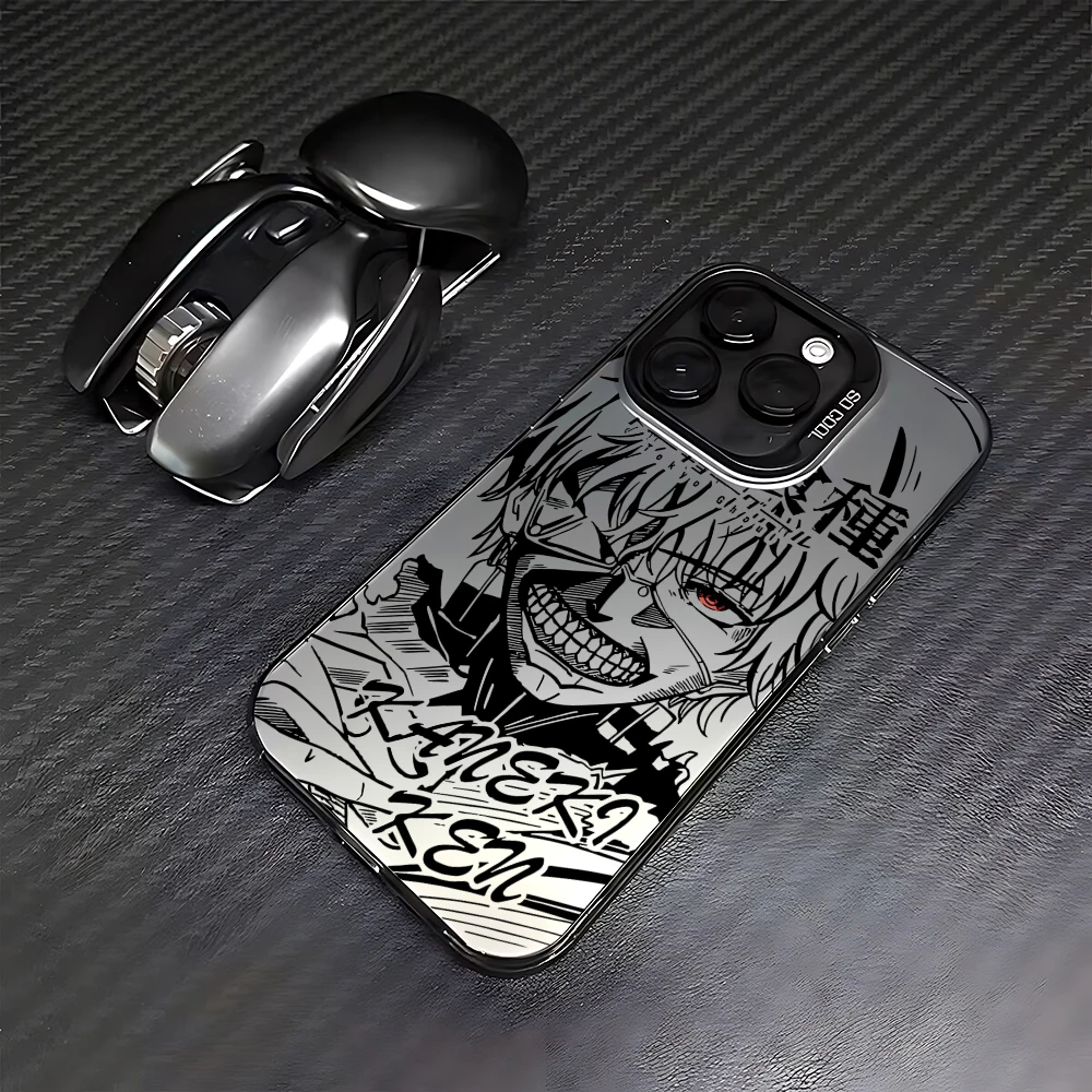 Neue Coole T-Tokyo Ghoul Anime Handyhülle für iPhone 17 16e 16 15 14 13 12 11 mini Pro Max X XR XSMAX 8 7 Air Plus Sturzsicher Matt