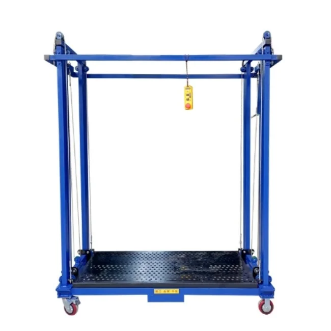 

1M-10m/300-500kg folding electric scaffold lift automatic portable mobile platform scaffold