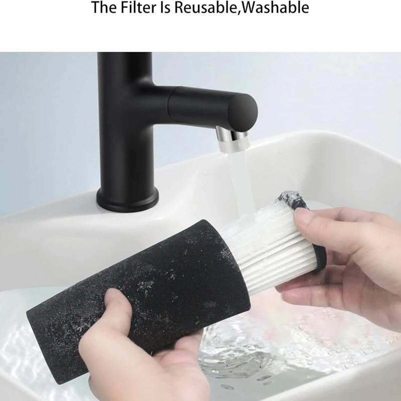 Substituição do filtro para sujeira diabo aspirador, pré Motor Odor Trapping Filter Set, peça de substituição, AD47936, F112