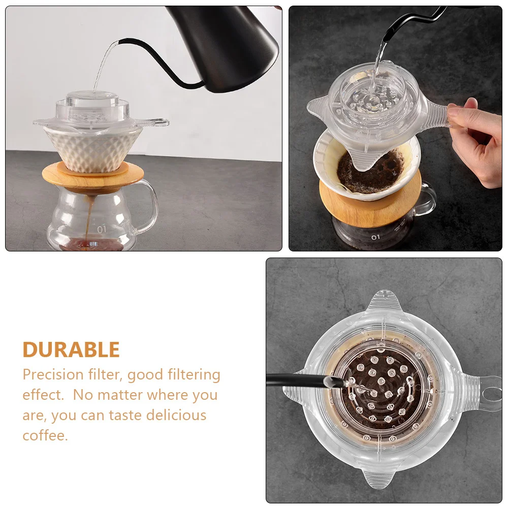 

Transparent Filter Portable Reusable Dripper For Brewing Coffee Making Tool Home Coffee Accessory Kitchen Bar