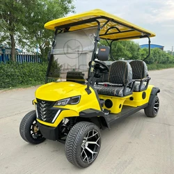 Factory Price Electric Hunting Off Road Golf Cart Club Sightseeing Bus 48V 72V Lead-Acid Battery/Lithium Battery Golf Carts