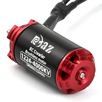 1224 Outunner Brushless Motor Outer-rotor 2S 4000KV 5000KV with Gear for 1/24 RC Crawler Car Axial SCX24 WPL Traxxas