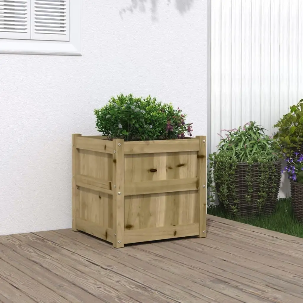 Garden Planter 19.7x19.7x19.7 Impregnated Wood Pine