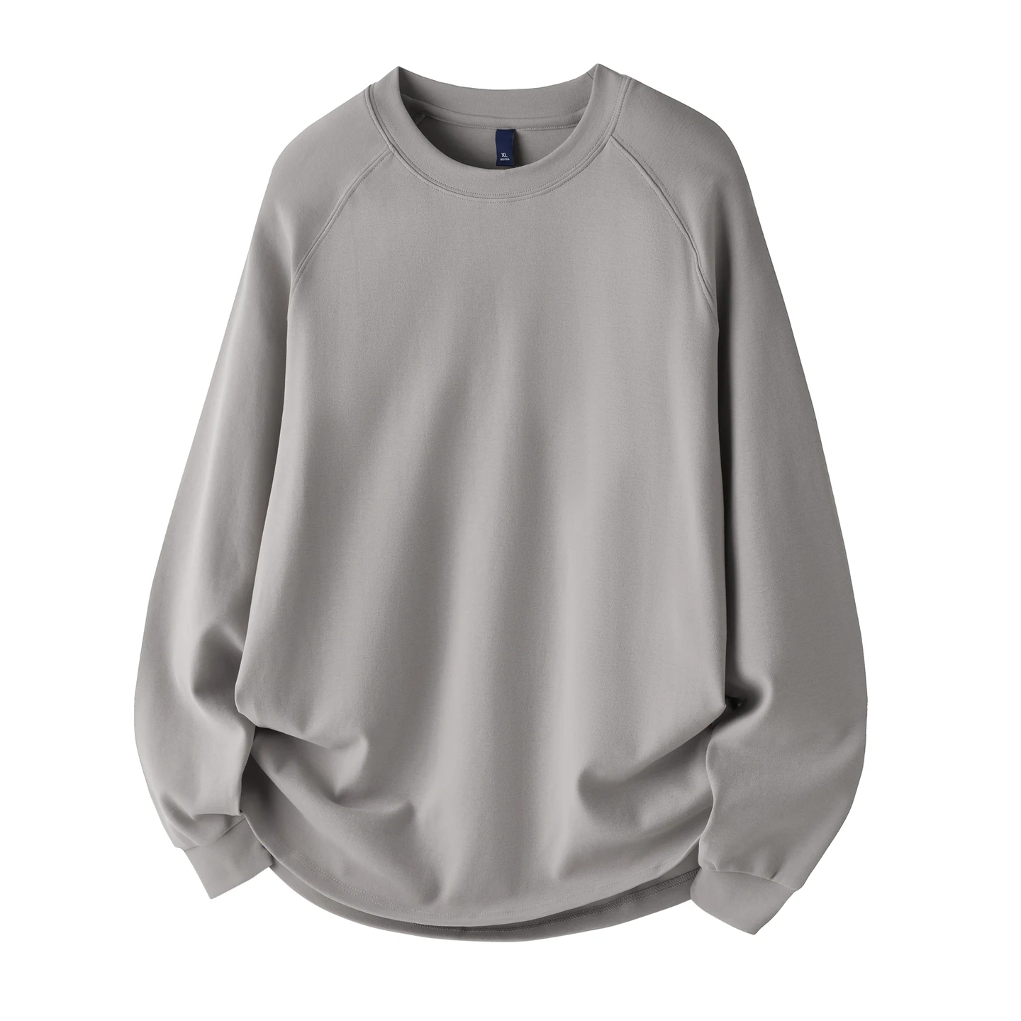 

Мужской хлопковый свитшот с длинным рукавом и круглым вырезом, свободного кроя, для весны и осени, комфортный, дышащий, теплый.