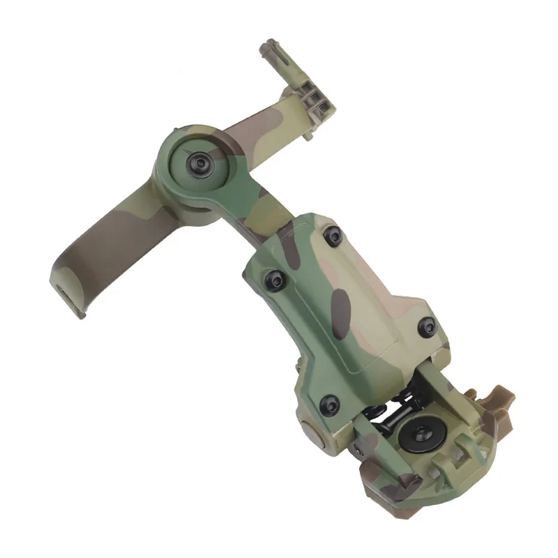 Helmet Rail Adapter for Tactical Headsets Hunting Shooting Headphone Mount Bracket Set