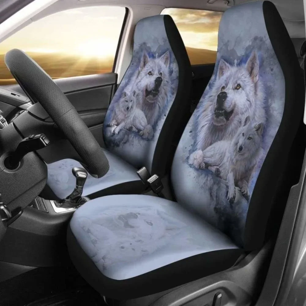 Car Seat Covers Wolf Noble Intensity 200904,Pack of 2 Universal Front Seat Protective Cover