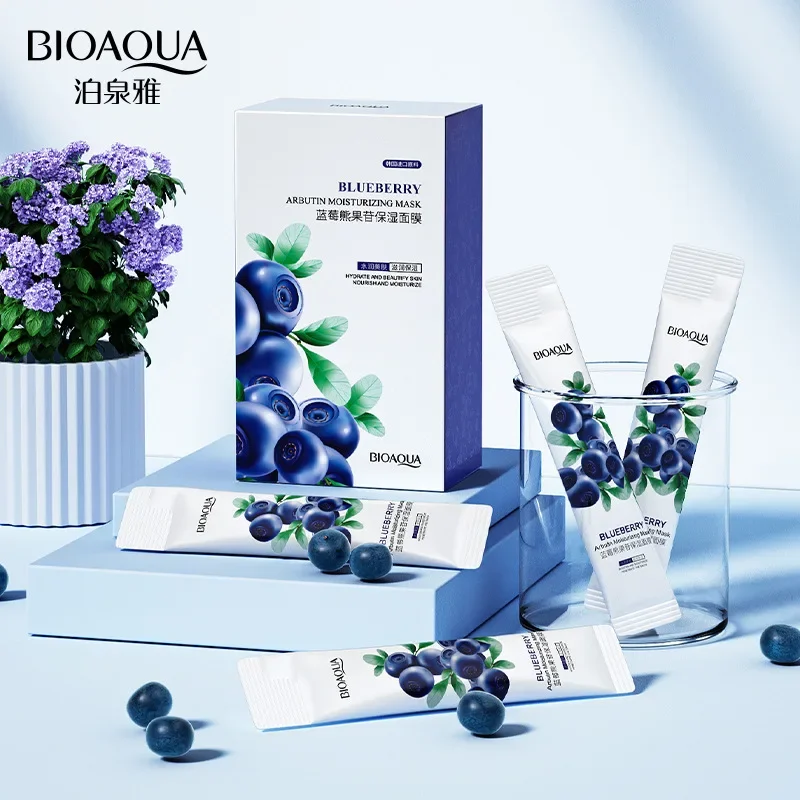 BIOAQUA 20 قطعة ترطيب عنبية النوم قناع العناية بالبشرة النفط التحكم السلس العطاء تجديد إزالة غرامة خط قناع كريم