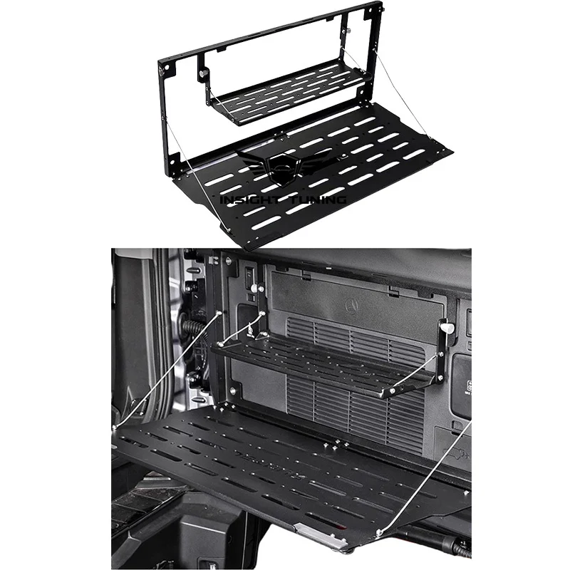 

High Quality Jetour Traveler Accessories Aluminum Alloy Rear Door Storage Rack 2024 For Chery Jetour Traveler T2