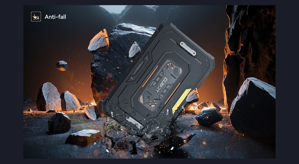 [Ship From UK]Cubot Tab KingKong Mini 8.68'' 90Hz Screen Rugged Tablet 16GB(6+10) 128GB Android 15 10200mAh Camping Light 48MP