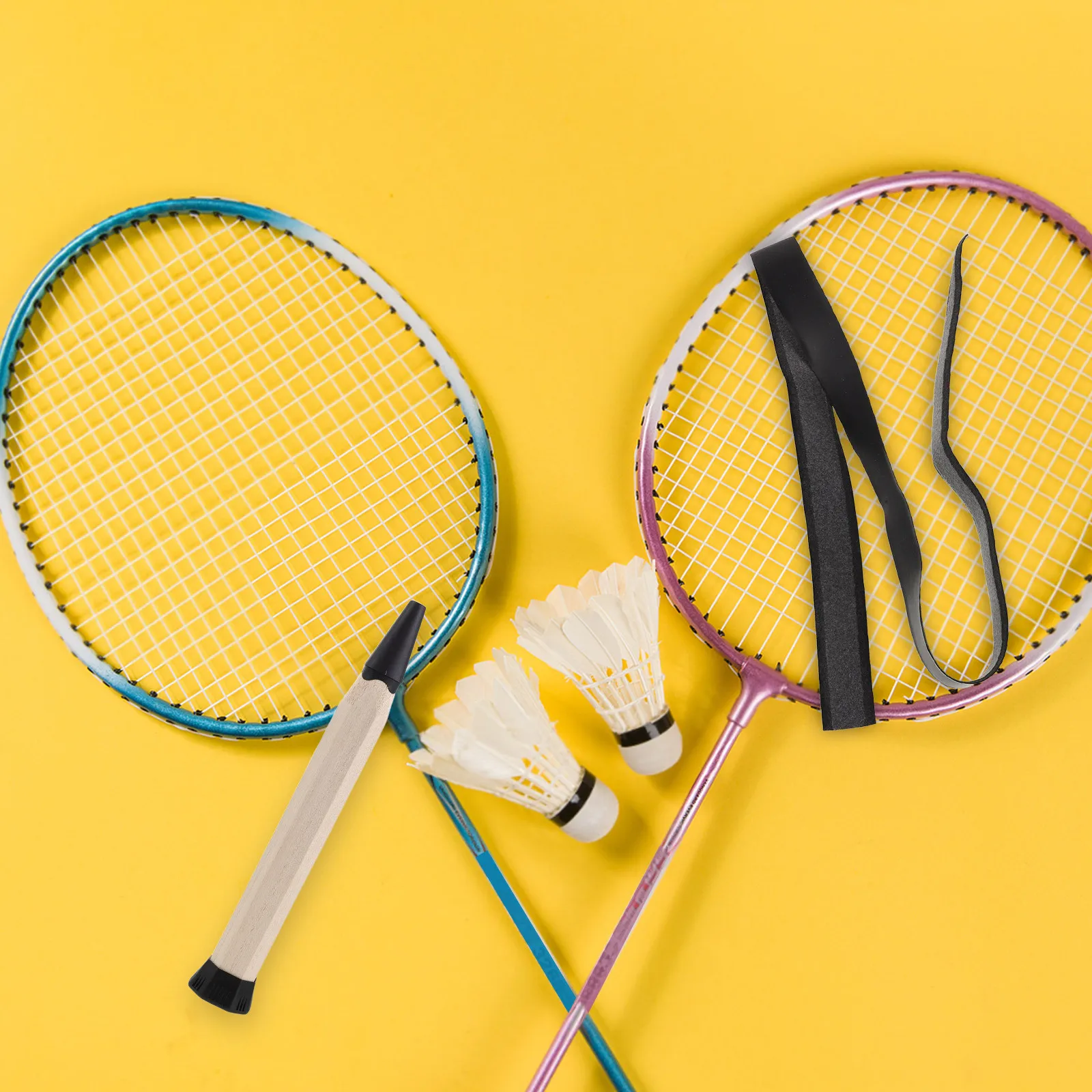 木製バドミントンラケットハンドルグリップ交換用、滑り止め、人 - Badminton Racket Carbon のレビューと価格