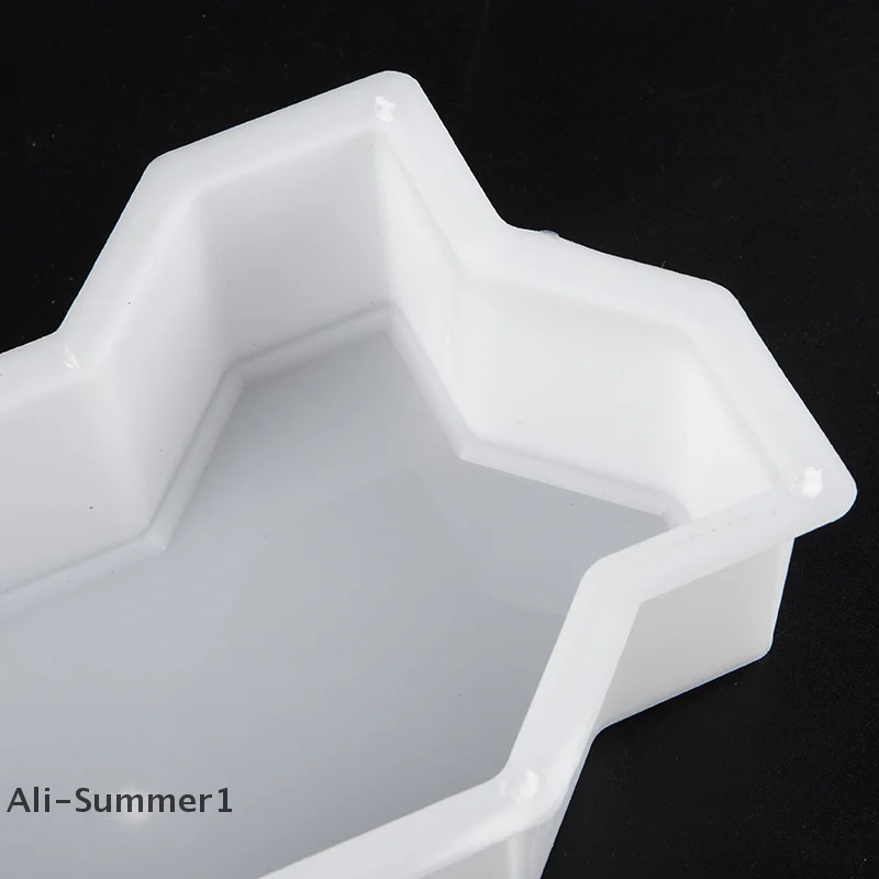 【E】صانع المسار DIY قوالب الخرسانة حديقة الرصيف قالب الطريق مسار رصف الطوب