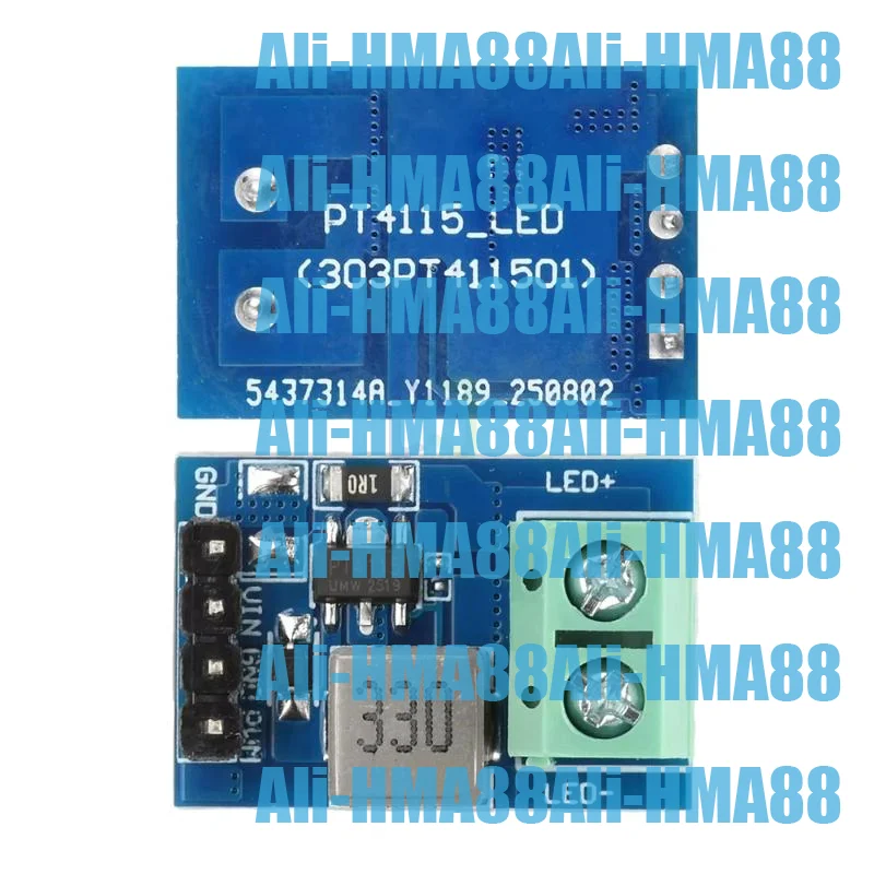 HMA73-1Pcs 12V PWM Dimming Constant Current Board PT4115 LED Driver Module Suitable For LED Light Strips DIY Accessories