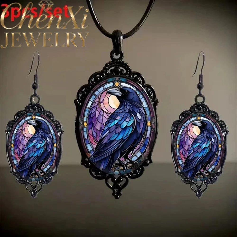 Gothic Style - Raven Necklace Jewelry Crow Necklace Jewelry  Men And Women Popular Best Selling Gift Exquisite Fashion Jewelry