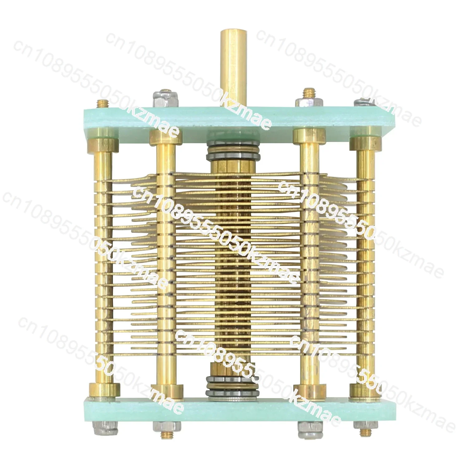 

1PC Single section variable capacitor 10-330PF Air variable capacitor for 150W sky tuning circuit Electrical Instruments