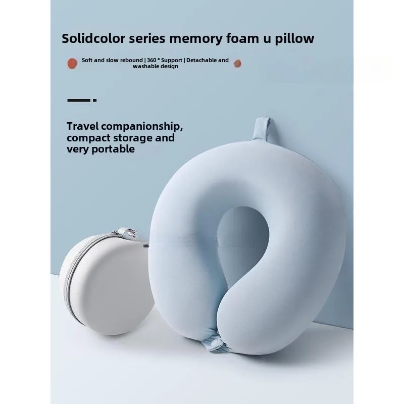 Travel Portable Sleeping U-shaped Pillow Long-distance Plane High-speed Rail Car Ride Neck Pillow Neck PillowCervicalSpinePillow