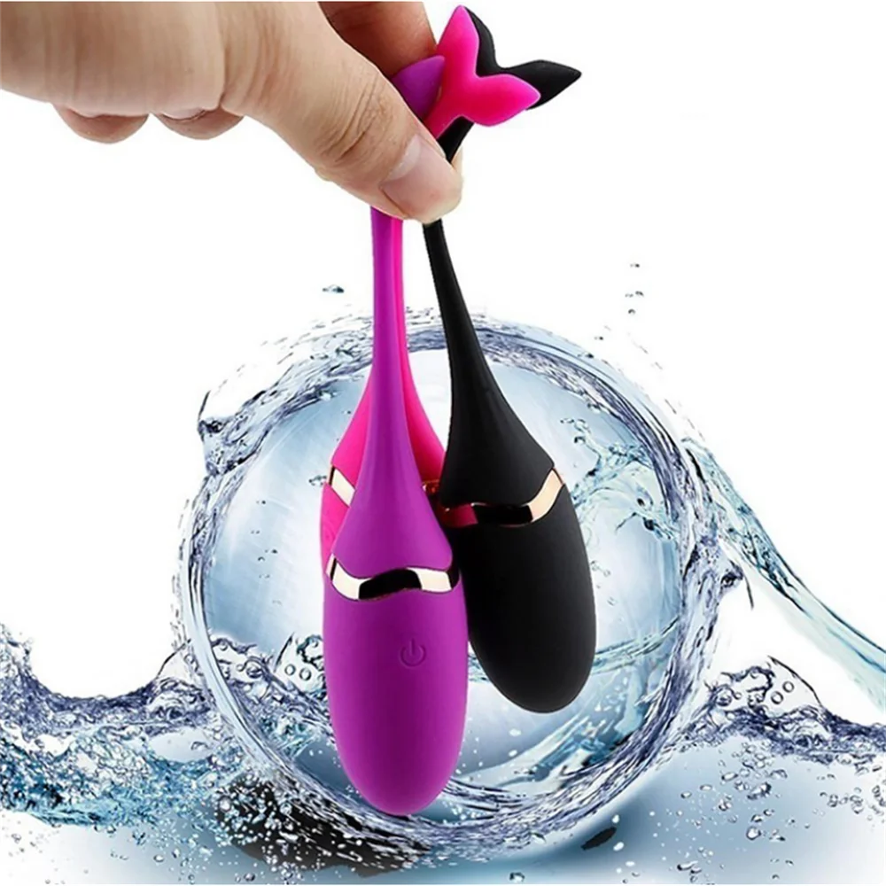 Wearable Whale Vibrator G-Spot Clitoris Massager Jump Egg USB Recharge Wireless Bouncing Vibrating Panties Sex Toys for Couple