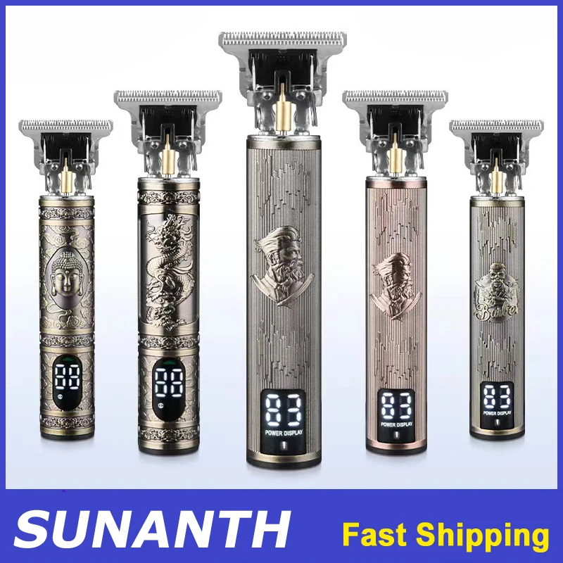 

Машинка для стрижки волос в винтажном стиле T9, мужской триммер для волос, машинка для стрижки бороды, машинка для стрижки волос с пластиковой ручкой