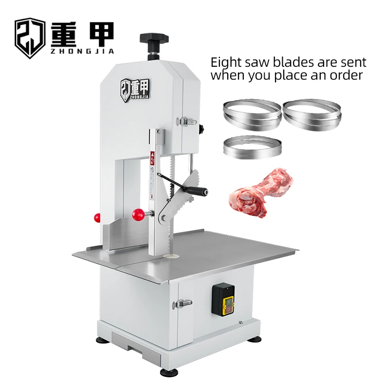 Model 250 Bone Saw Machine Multi-Functional Bone Cutter Commercial Cutter For Frozen Meat Steak Pig Trotters And Frozen Mutton