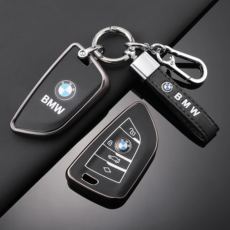 for BMW 1 2 3 5 7 Series X1 F48 X3 G20 X4 X5 G05 X6 F16 M40i M440i G02 G31 G23 F34 F15 F40 IX3 TPU Leather Case Car Key Cover