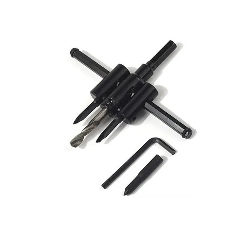 Imagem -03 - Carpintaria Broca Bit Ajustável Aeronaves Círculo Buraco Viu Carpintaria Abridor Liga Fresas Ferramentas Portfólio 30 Mm300 mm