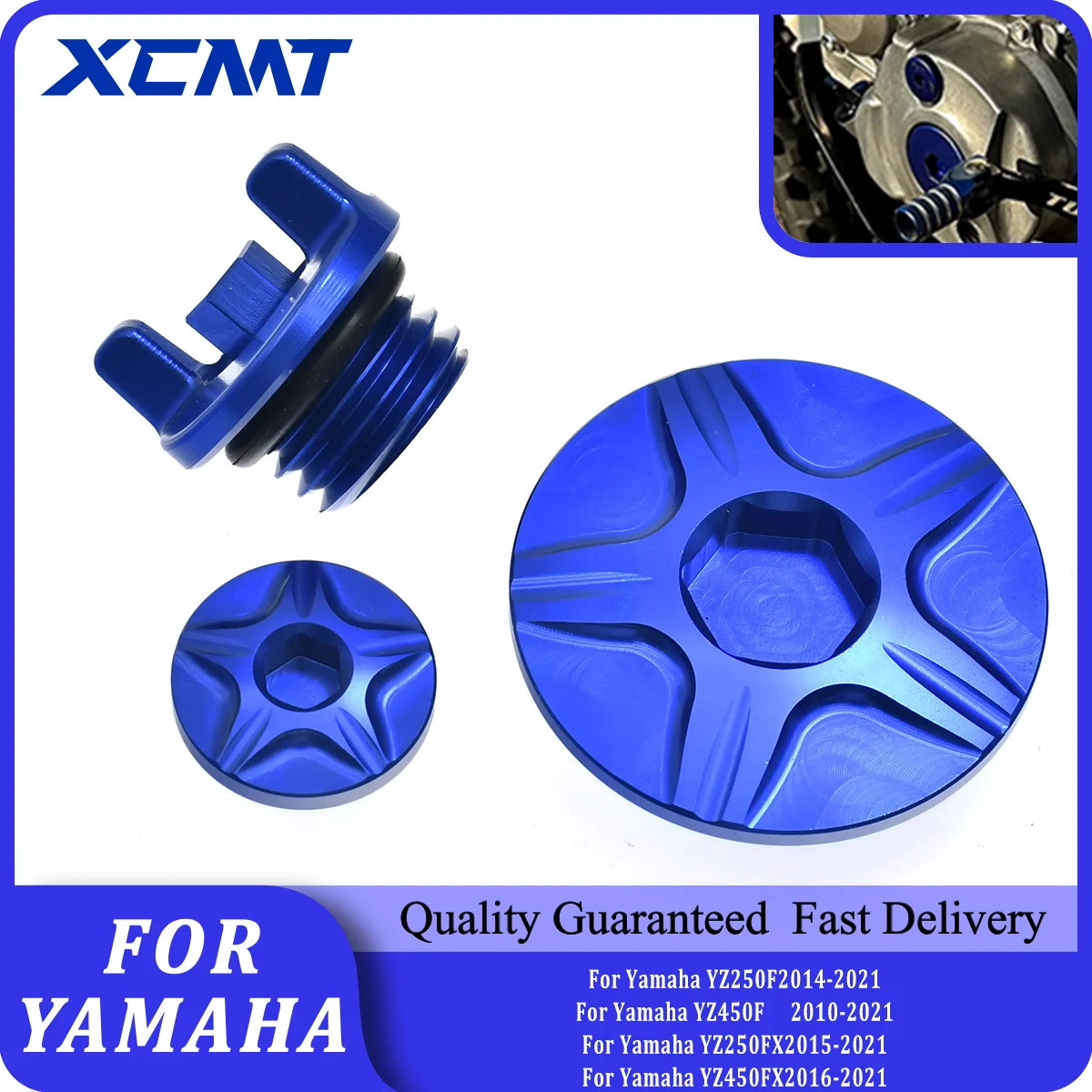 Engine Timing Plug Cover For Yamaha WR250X WR250R WR426F WR250F WR400F YZ250F YZ450F YZ426F YZ400F TTR 50 XV XTSerow VIRAGO 250