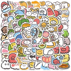 100Pcs Mini MOKMOK Cartoon Cute Sticker For Fridge Luggage Laptop Skateboard Bicycle PVC Waterproof Bottle Decal Stickers