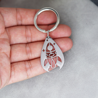 Nedar Stainless Steel Astronaut Saturn Rocket Keychain Creative Space Star Pendants Keyrings Car Handbag Decoration Key Chain