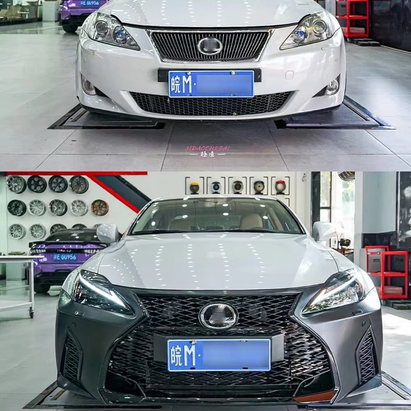 Suitable for the modification of 21 Lexus front and rear bumper diffusers with fixed wing design for the 06-12 Lexus IS250 300 - Detail 1