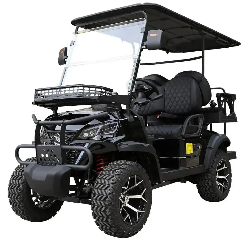2 /4 Seater Off Road Street Legal 48v Lithium Battery Karts Golf Car Hunting Buggy 72v Electric Golf British Prince Same Car