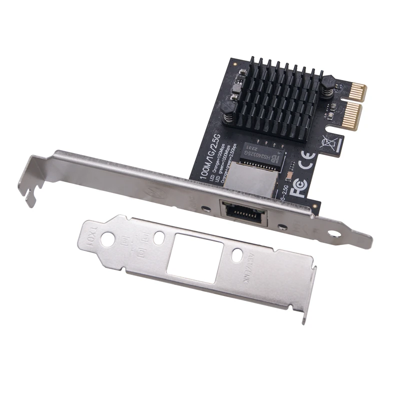 2,5 GB Netzwerk karte PCI Express X1 bis RJ45 Port Gigabit Ethenet Netzwerk karten 2500 MBit/s RTL8125BG Chip PCIE LAN Karte Low Bracket