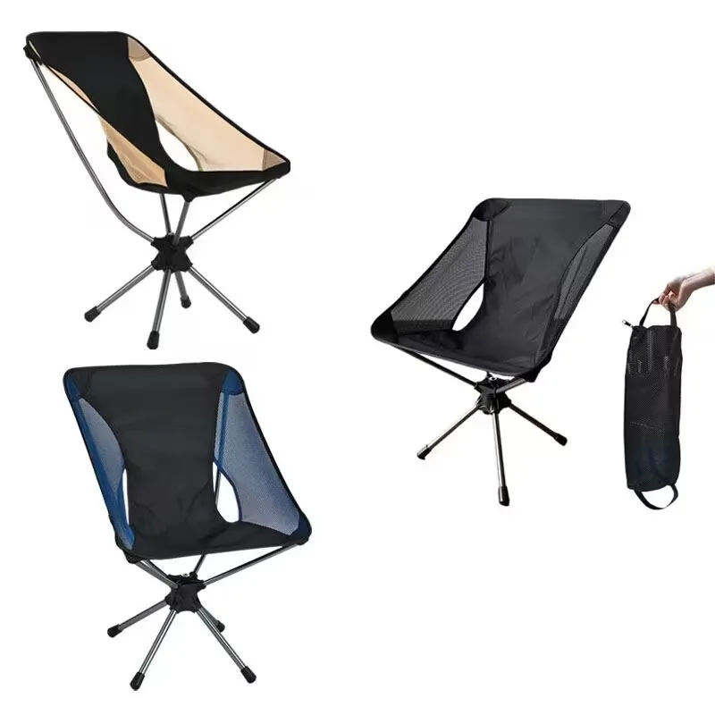 

Multi-function Camping Moon Chair, Heavy Duty and Durable Folding Chair, Portable Outdoor Chair for Camping